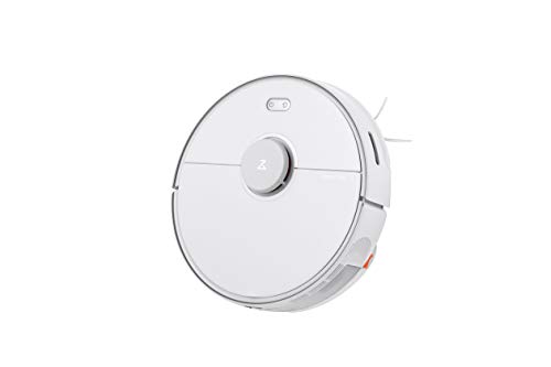 Roborock S5 Max Saug- und Wischroboter (Saugleistung 2000Pa, 150min Akkulaufzeit, Staubbehälter, 290ml Wassertank, 69db Lautstärke, Adaptiver Routenalgorithmus, App-/Sprachsteuerung) Weiß, DE Version