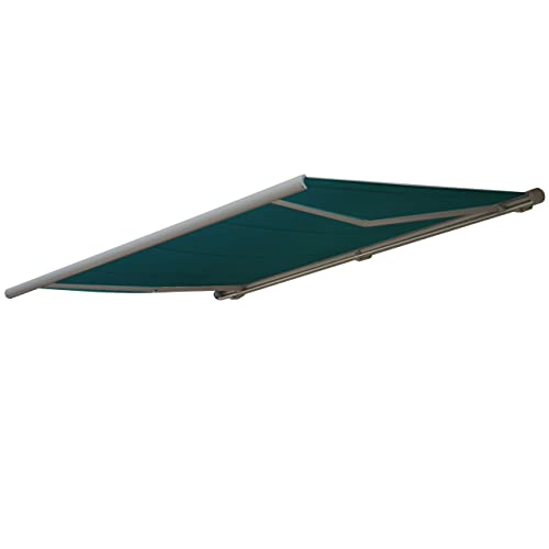 Moderne Elektrische Markisen in Dunkelgrün Stilvolle Schattenspender