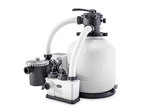 Intex – 230 V Sandfilter Pumpe & Saltwater System CG-26680 (26680), 11gr/h