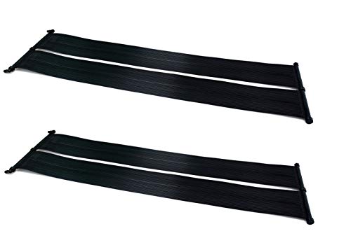 Steinbach Solarkollektor Compact – 049128 – Hochwertige LDPE Kollektoren für Pools bis 40.000 l – Auch für Salzwasser geeignet – 600 x 140 cm, Schwarz
