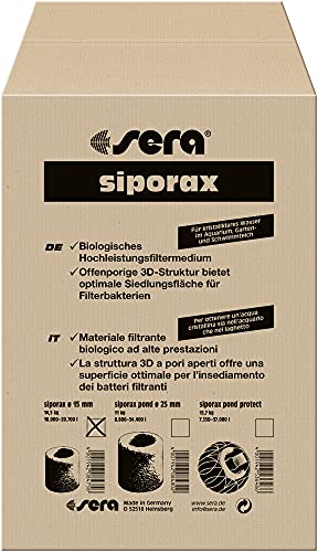 sera siporax Professional 50.000 ml (14,5 kg) - Maximale Optimierung der biologischen Filterung