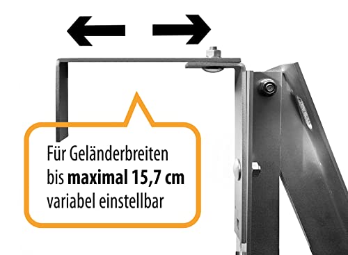 SHP 600/800 Balkonkraftwerk/Testsieger / 800er NEP Wechselrichter/ink. Universalhalterung