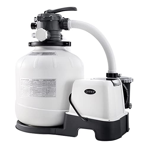 Intex – 230 V Sandfilter Pumpe & Saltwater System CG-26680 (26680), 11gr/h