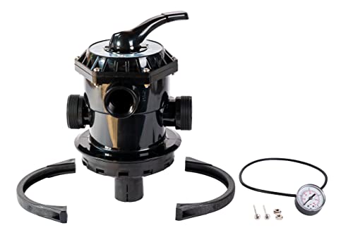 HST Profi Leis Sandfilteranlage 15m3, 15000 Liter/Std, 550 W Erweiterbare Filterpumpe mit geringer Energieaufnahme zur Kostensenkung selbstansaugend Robuste Pool Pumpe mit Filter und Vorfilterfunktion