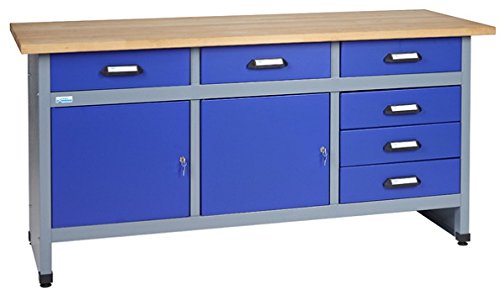 Küpper 12177 – Werkbank, hergestellt in Deutschland, 170 x 60 x 84 cm