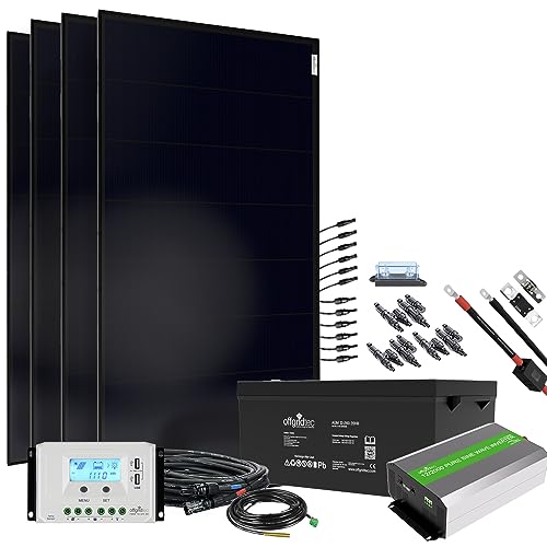 Offgridtec© Autark XXL-Master 600W Solar - 2000W AC Leistung 260Ah AGM Akku 12V 230V