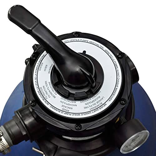 vidaXL Sandfilteranlage mit Pumpe 400W 11000L/h Pool Sandfilter Filterkessel