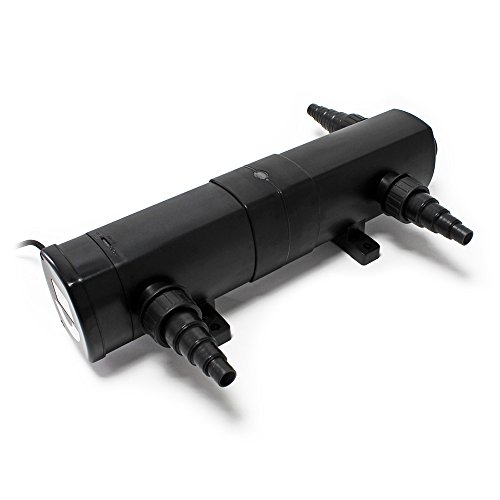 Filter Set aus Bio Teichfilter 60000l UVC Teichklärer mit 36W 80W Pumpe 25mSchlauch