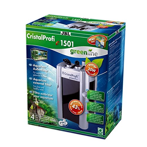 JBL CristalProfi e 1501 greenline 60212 Außenfilter für Aquarien von 160 - 600 Litern