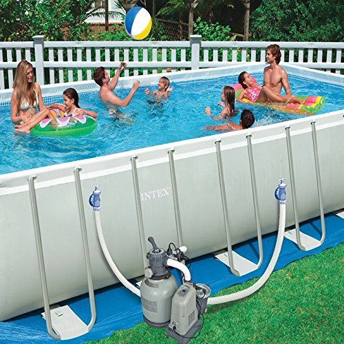 Intex 12-54978 Ultra Quadra II Frame Pool Set, 732 x 366 x 132 cm