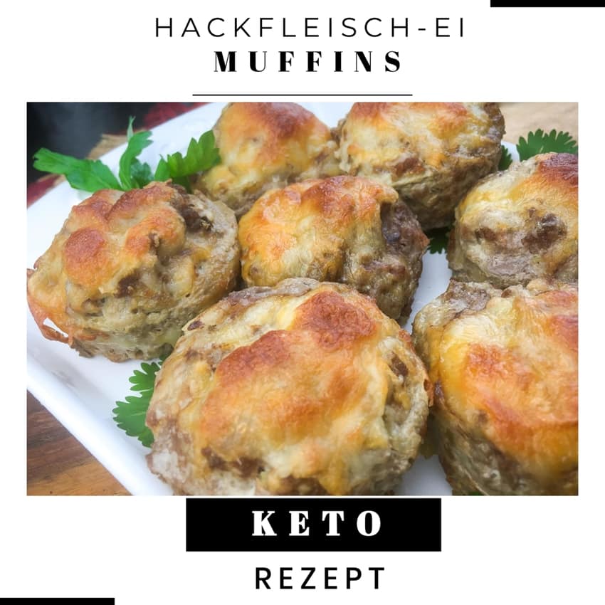 Keto Hackfleisch-Muffins mit Ei