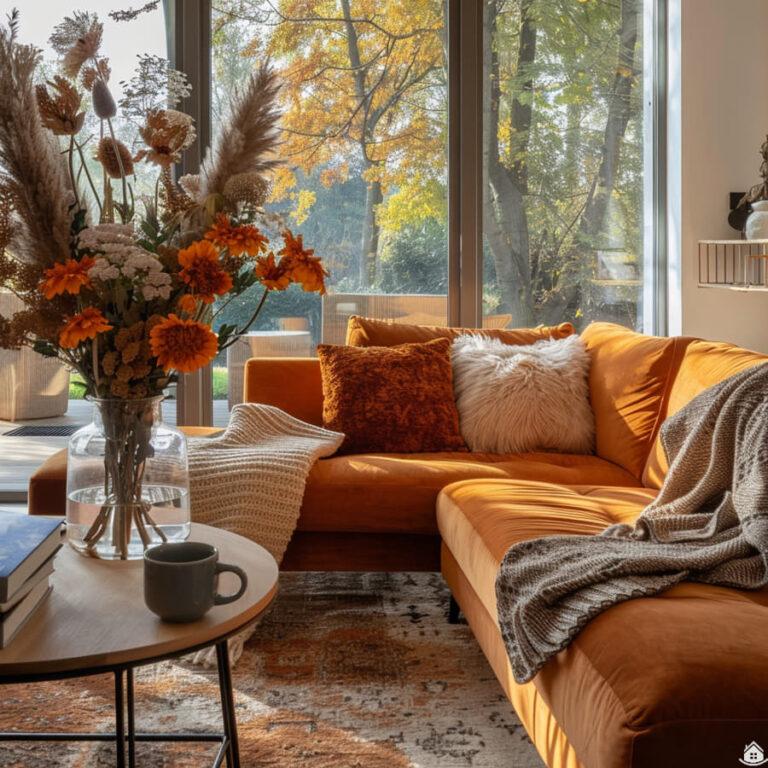 20+ Stilvolle Wohnzimmer-Ideen mit Cognac – Warme Eleganz modern ...