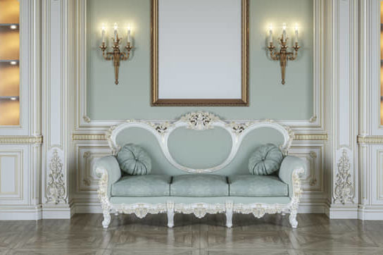 Barock Wohnzimmer Sofa