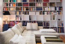 Grosses Buecherregal weiss