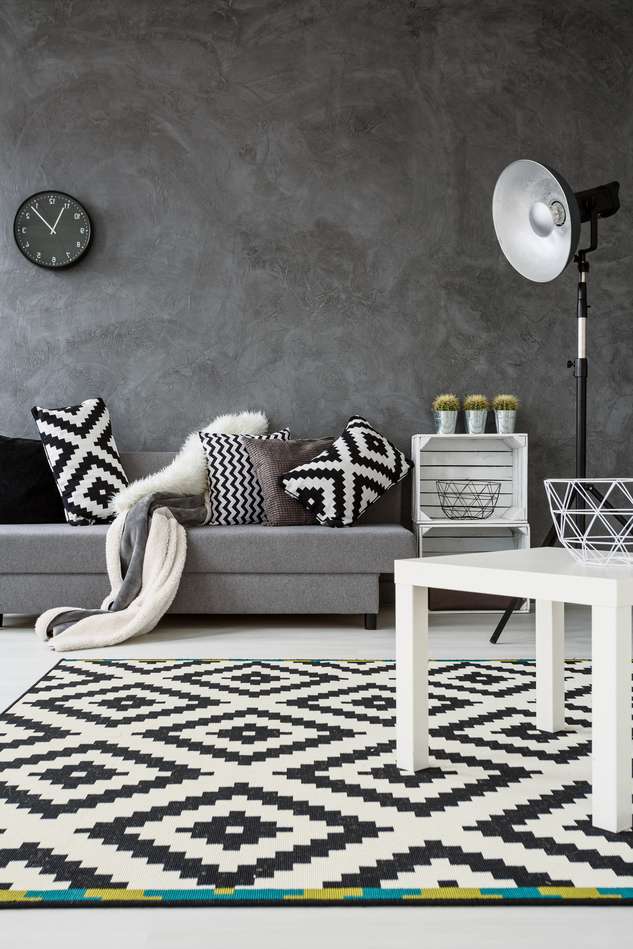 Wohnzimmer einrichten in Grau-Weiß Wohnzimmer einrichten in Grau-Weiß
