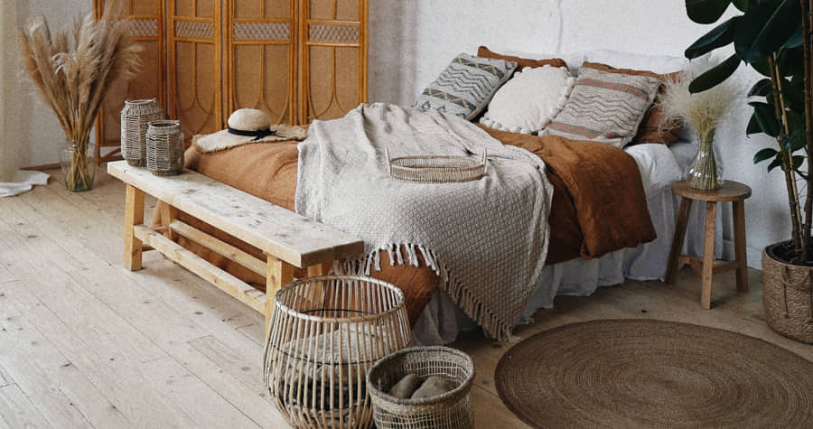 Landhausstil Bett Holz
