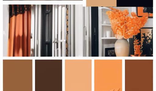 Farbpalette Orange und passende Farben 2