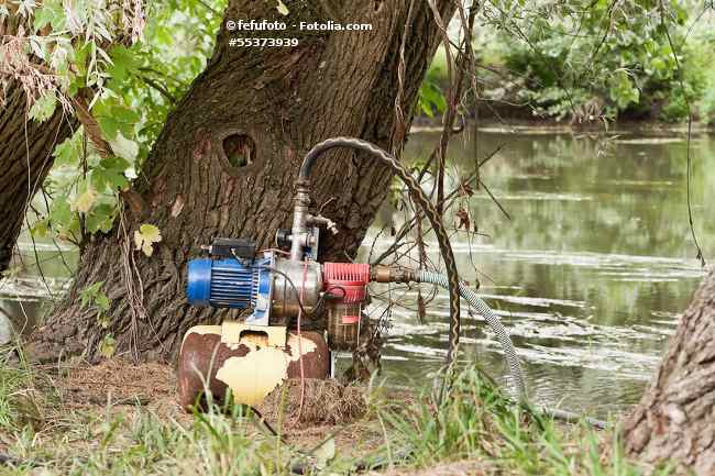 Hauswasserwerk - Teich abpumpen