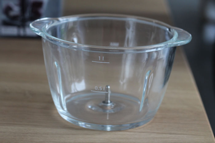 Glasbehälter des WMF Kult X Zerkleinerer