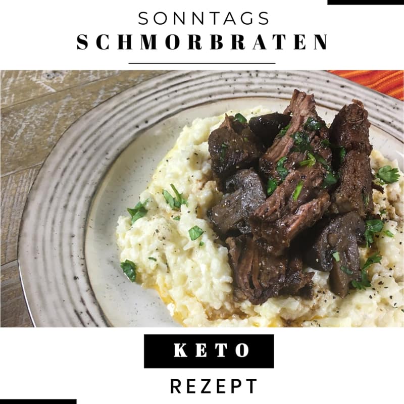 Keto Abendessen Sonntags-Schmorbraten