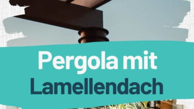 Pergola mit Lamellendach