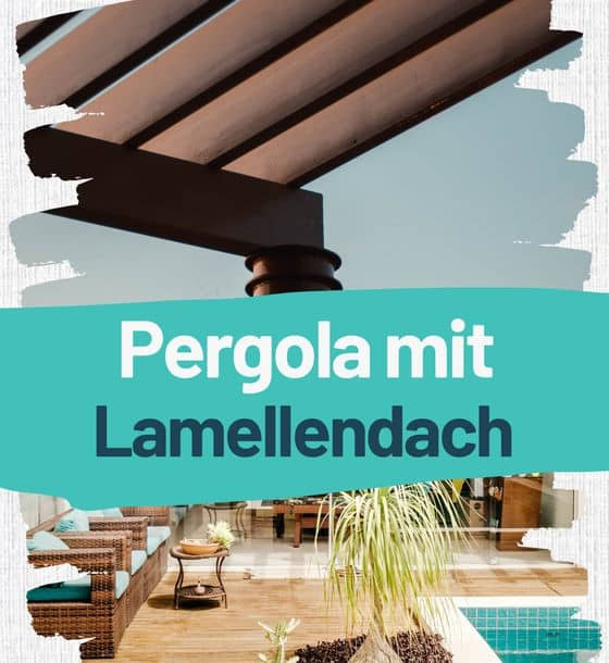 Pergola mit Lamellendach