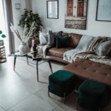 Ecksofa Braun