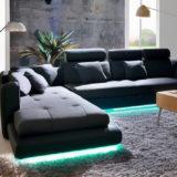 Ecksofa mit LED