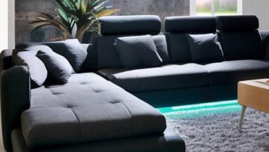 Ecksofa mit LED