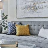 4-Sitzer Sofa grau