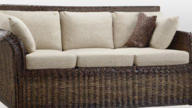 Rattan Sofa für das Wohnzimmer