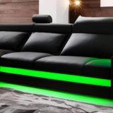 Big-Sofa mit integriertem LED und Soundsystem