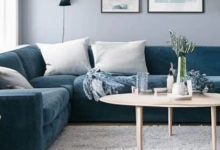 Cord-Sofas mit Schlaffunktion Skandinavischer Stil