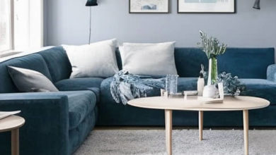 Cord-Sofas mit Schlaffunktion Skandinavischer Stil