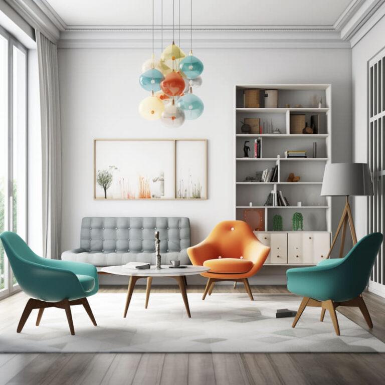 Mid-Century Modern Wohnzimmer Ideen – Verwandeln Sie Ihr Zuhause in ...