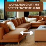 Wohnlandschaft mit Sitztiefenverstellung Favoriten
