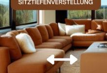 Wohnlandschaft mit Sitztiefenverstellung Favoriten