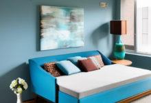 Dauerschläfer-Sofa mit Matratze