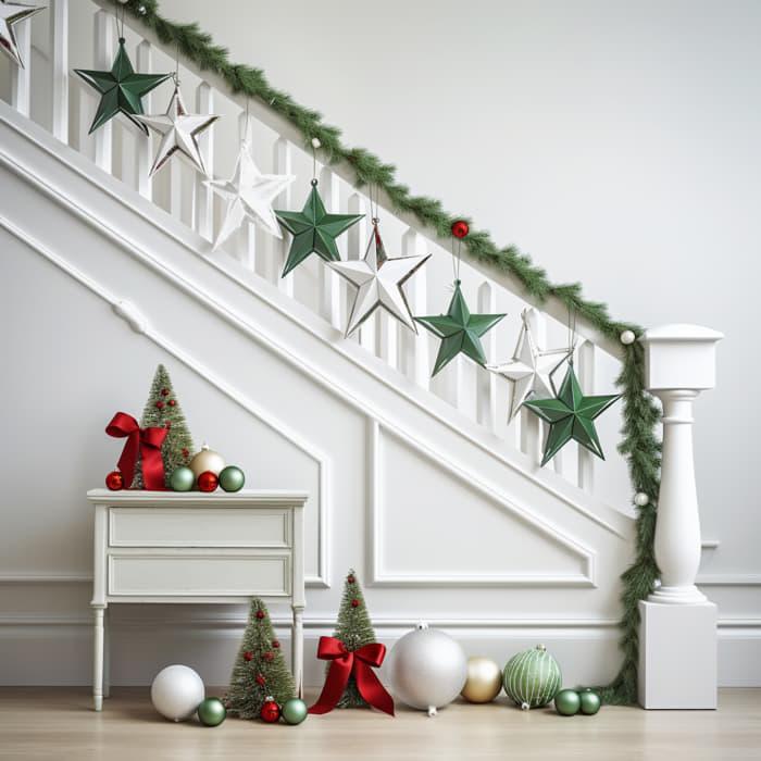 Das Treppengeländer weihnachtlich gestalten Inspirierende Ideen Haus & Gartentrends