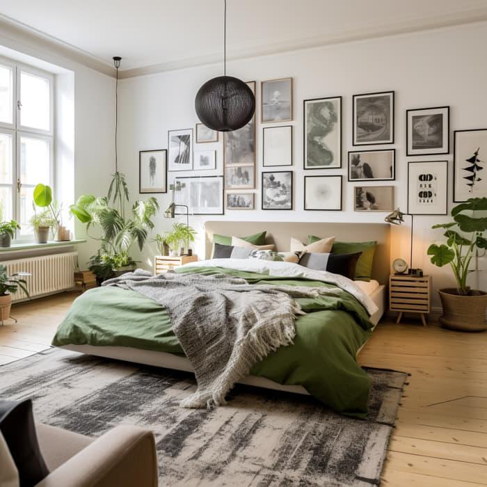 Grün-weiße Eleganz: Schlafzimmerideen für stilvolles Wohnen – Haus ...