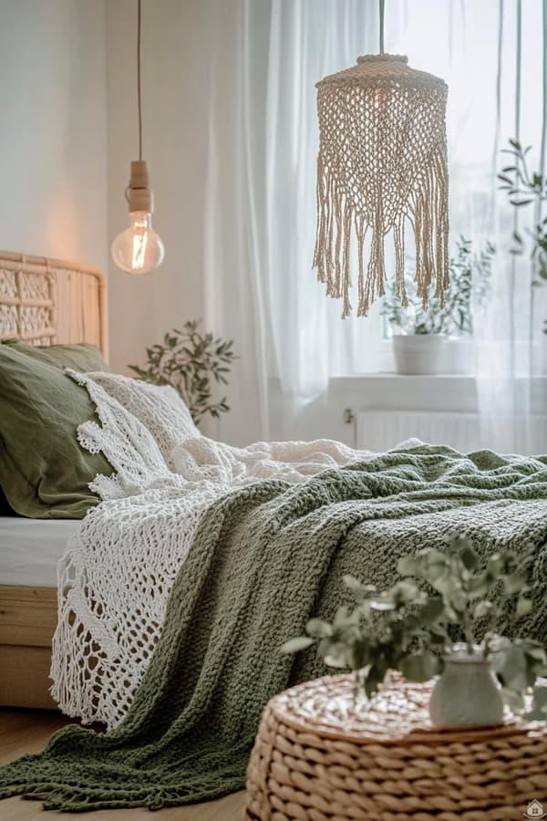 Sanfte Ruhe in Salbeigrün – Schlafzimmer Ideen für friedliche ...