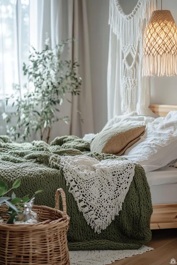 Sanfte Ruhe in Salbeigrün – Schlafzimmer Ideen für friedliche ...