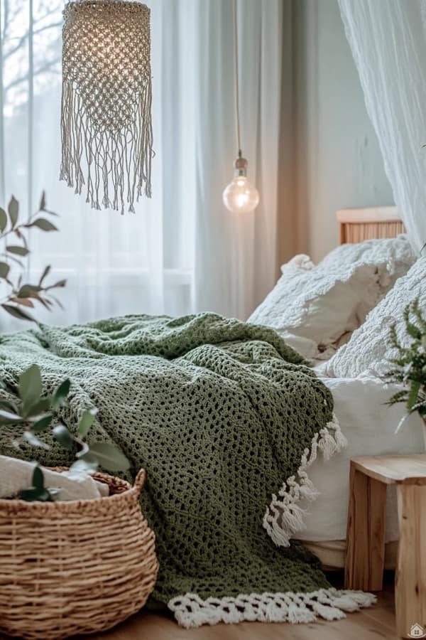 Sanfte Ruhe in Salbeigrün – Schlafzimmer Ideen für friedliche ...