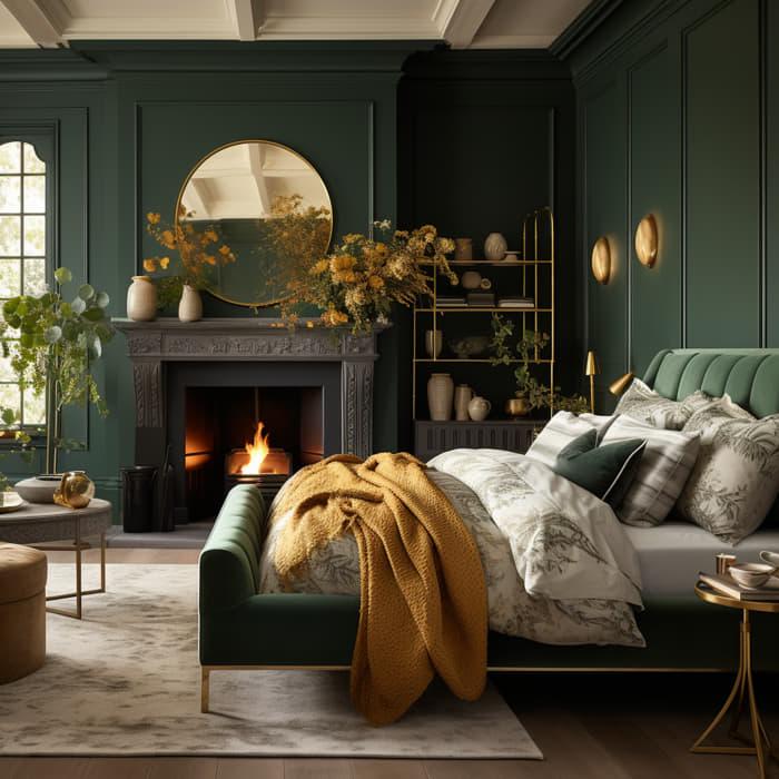 Schlafzimmer Grün Gold: Eine Oase der Ruhe und Eleganz