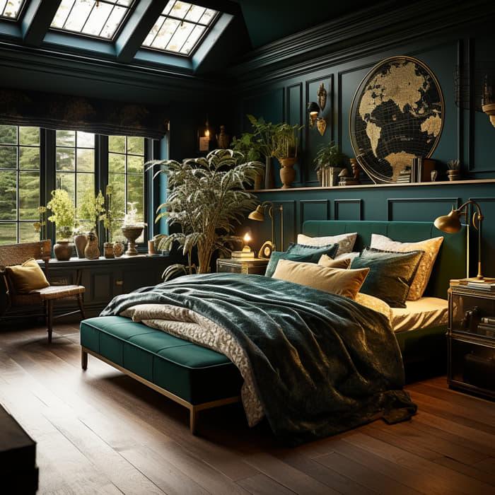 Schlafzimmer Grün Gold: Eine Oase der Ruhe und Eleganz