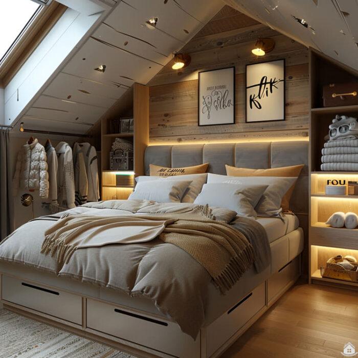 Schlafzimmer Mit Dachschrge