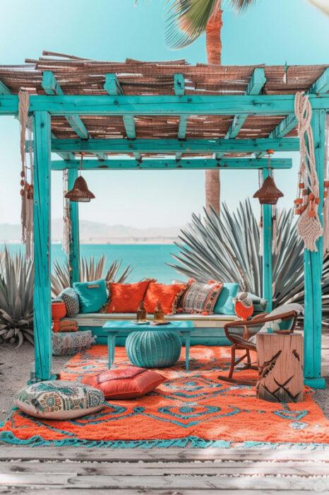 137 Boho-Chic Terrassen Ideen: Gestalte deine farbenfrohe Outdoor ...