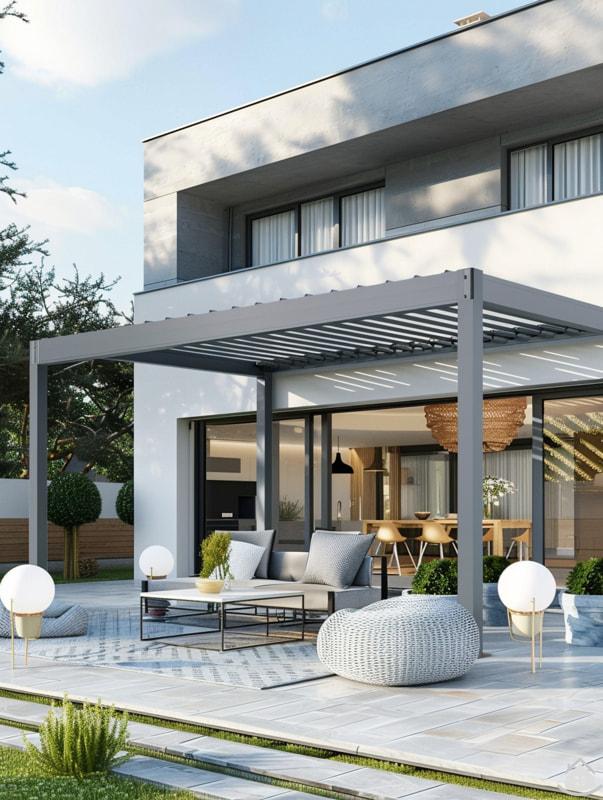 » Moderne Pergola-Terrassenüberdachung: TOP Designs und Vergleich