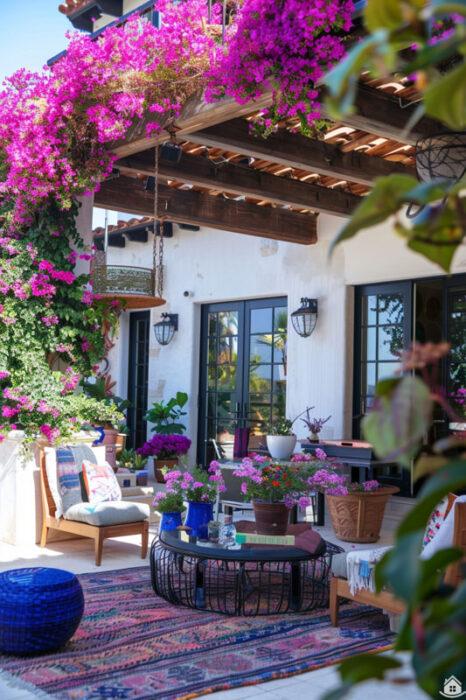 137 Boho-Chic Terrassen Ideen: Gestalte deine farbenfrohe Outdoor ...