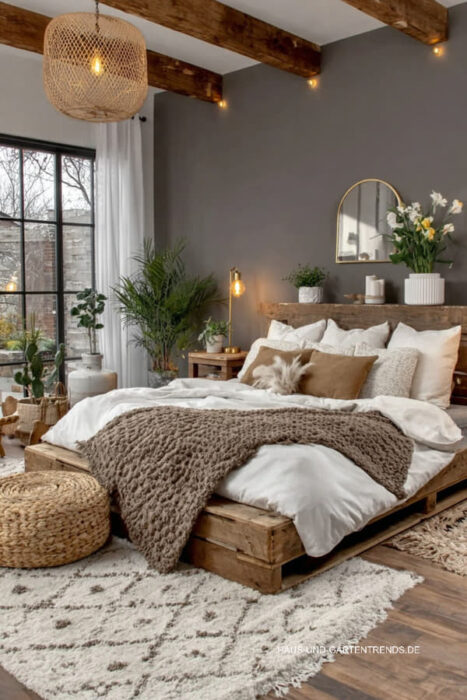 30+ Moderne Schlafzimmer-Ideen in Beige & Weiß – Haus- & Gartentrends